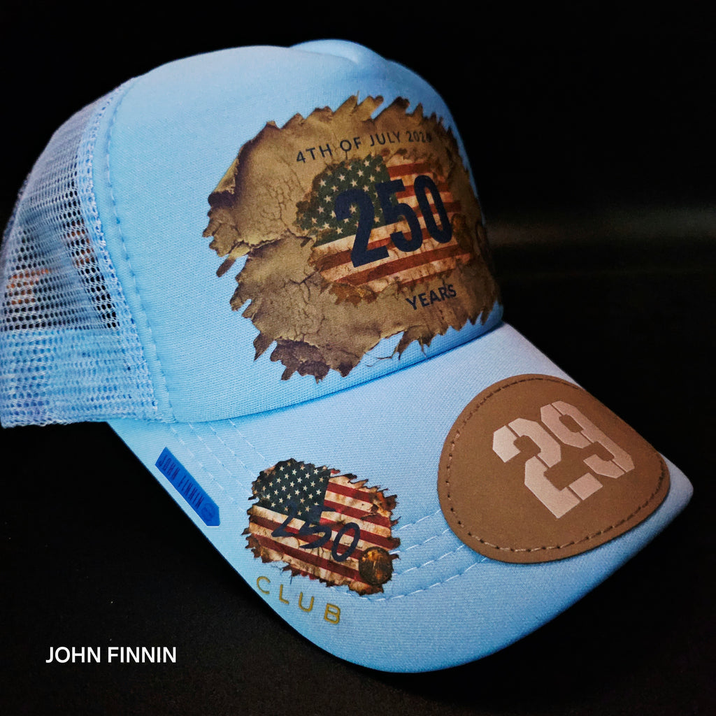 American 250th Anniversary' John finnin trucker