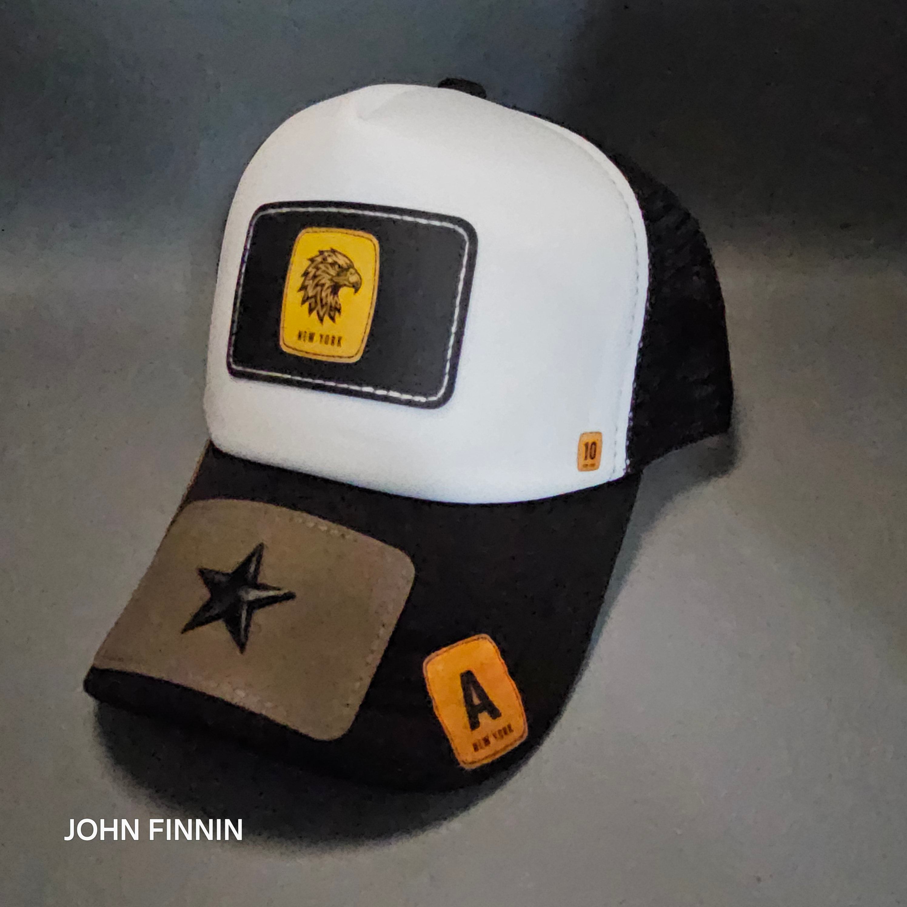 John finnin trucker hat reinforced Hard Brim