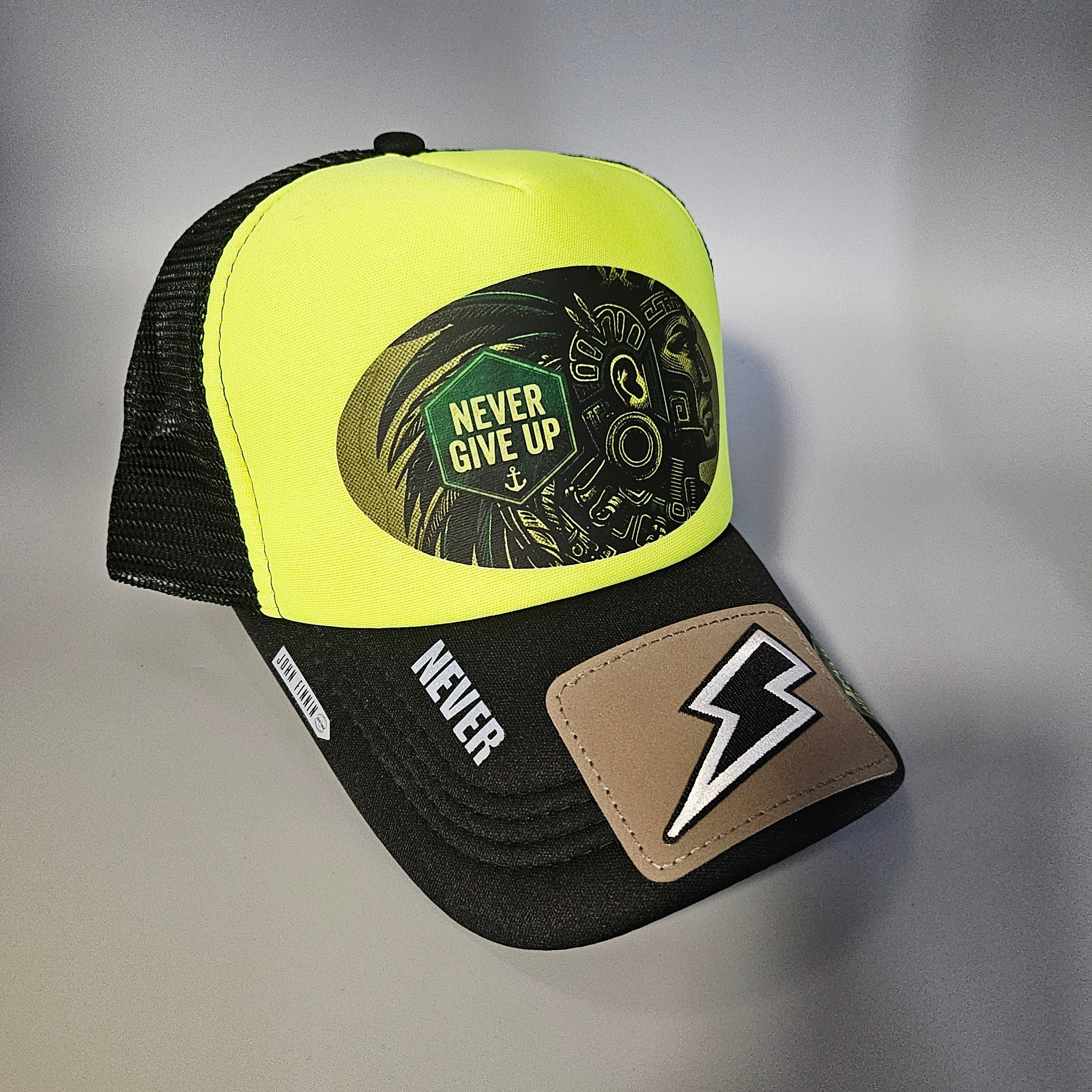 NEVER GIVE UP   'JOHN FINNIN TRUCKER