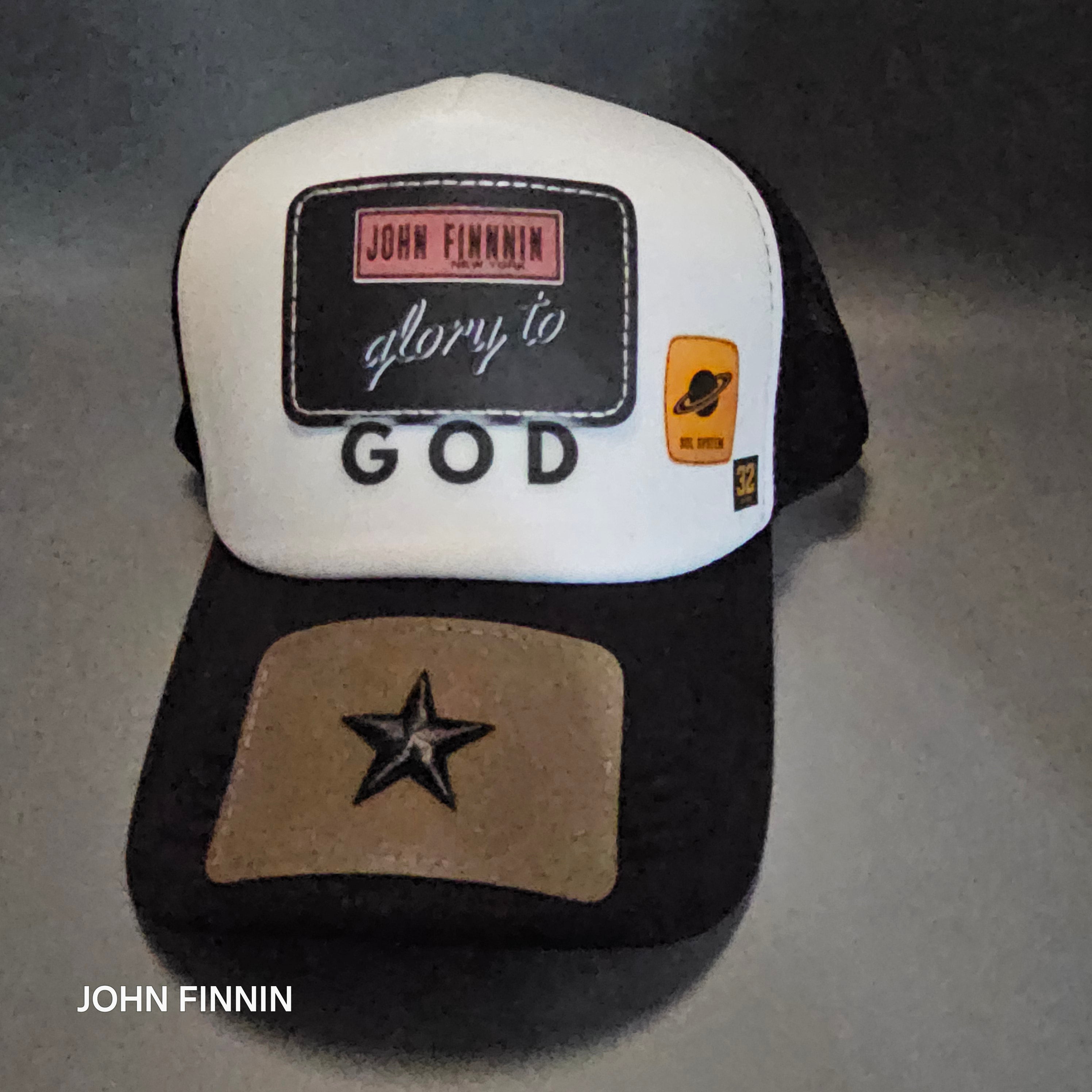 John finnin trucker hat reinforced Hard Brim