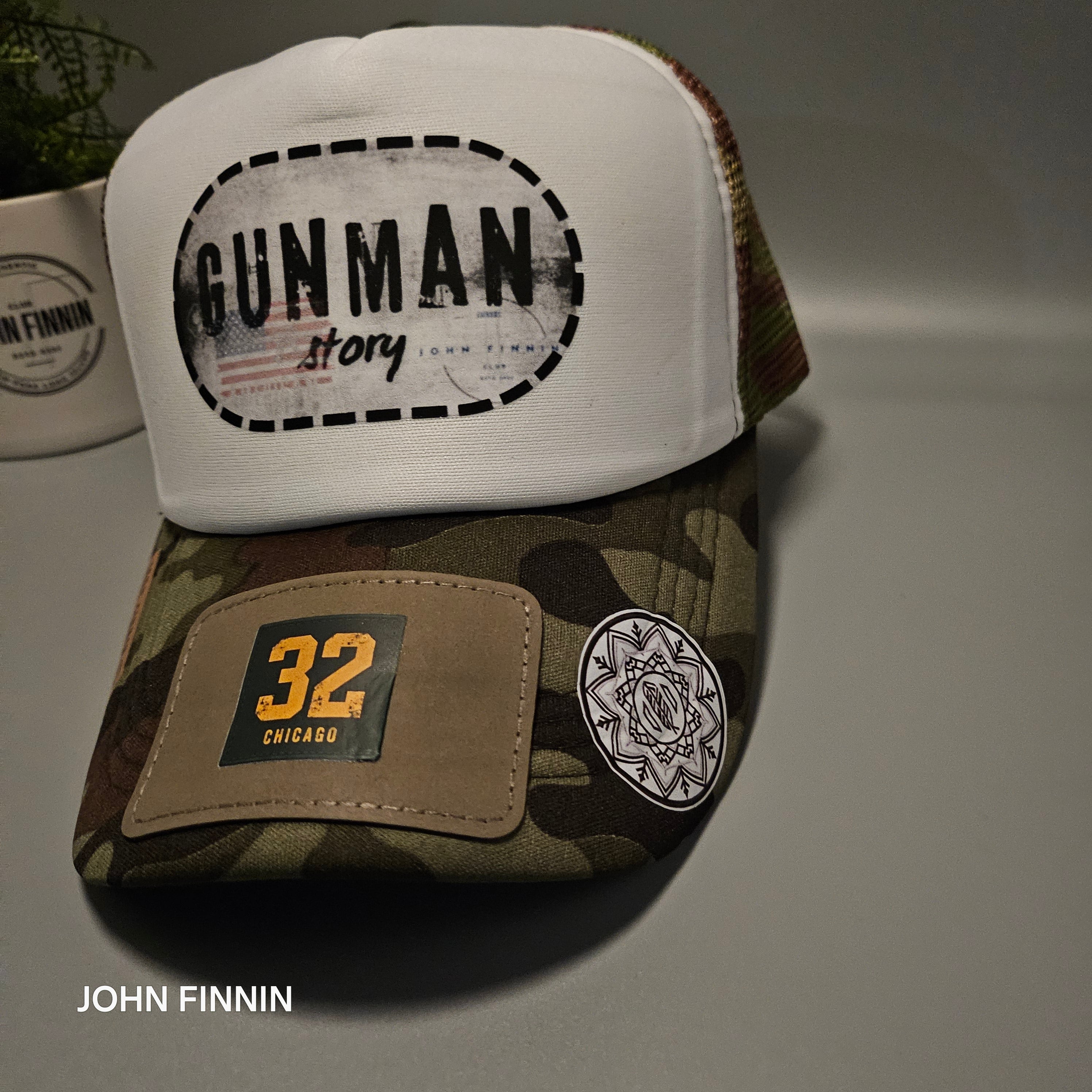 John finnin trucker hat reinforced Hard Brim