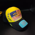4th of July' John finnin trucker hat reinforced Hard Brim