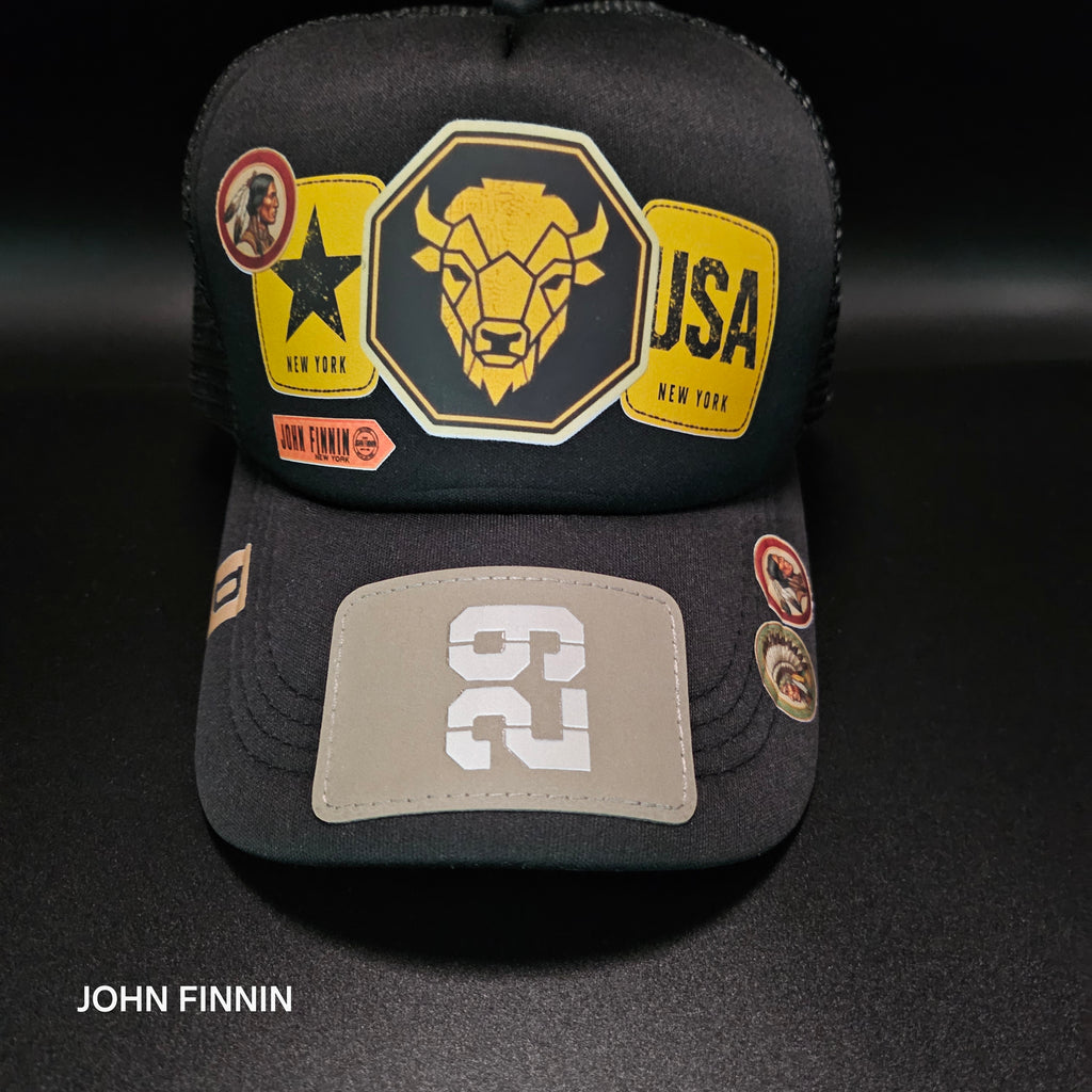 John finnin trucker hat reinforced Hard Brim