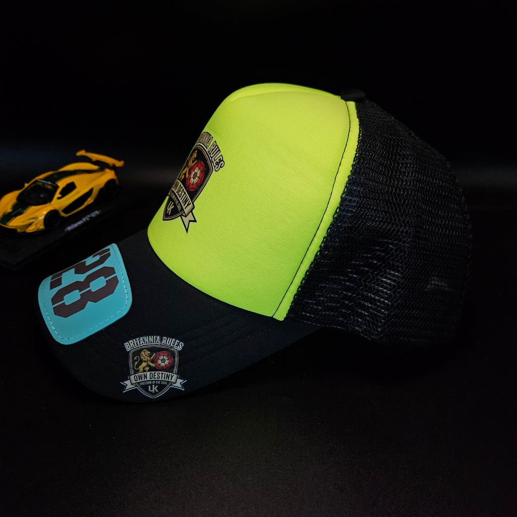 Britannia 28' John finnin trucker hat reinforced Hard Brim