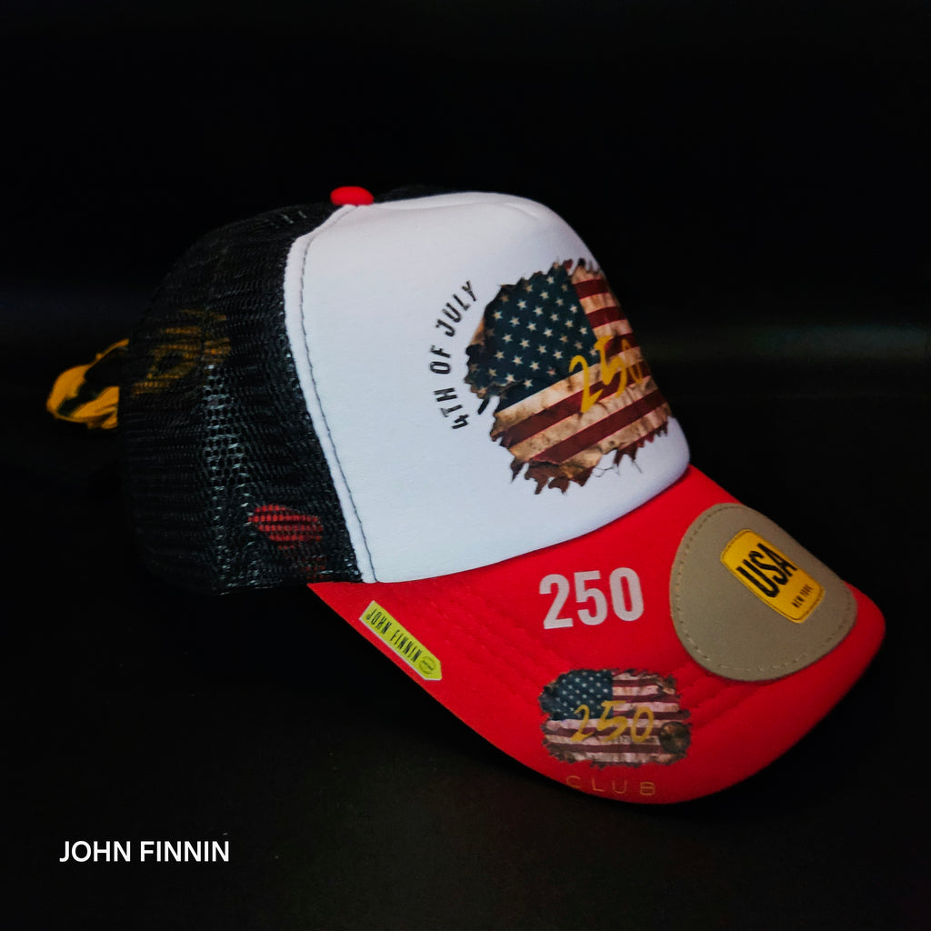 American 250th Anniversary' John finnin trucker