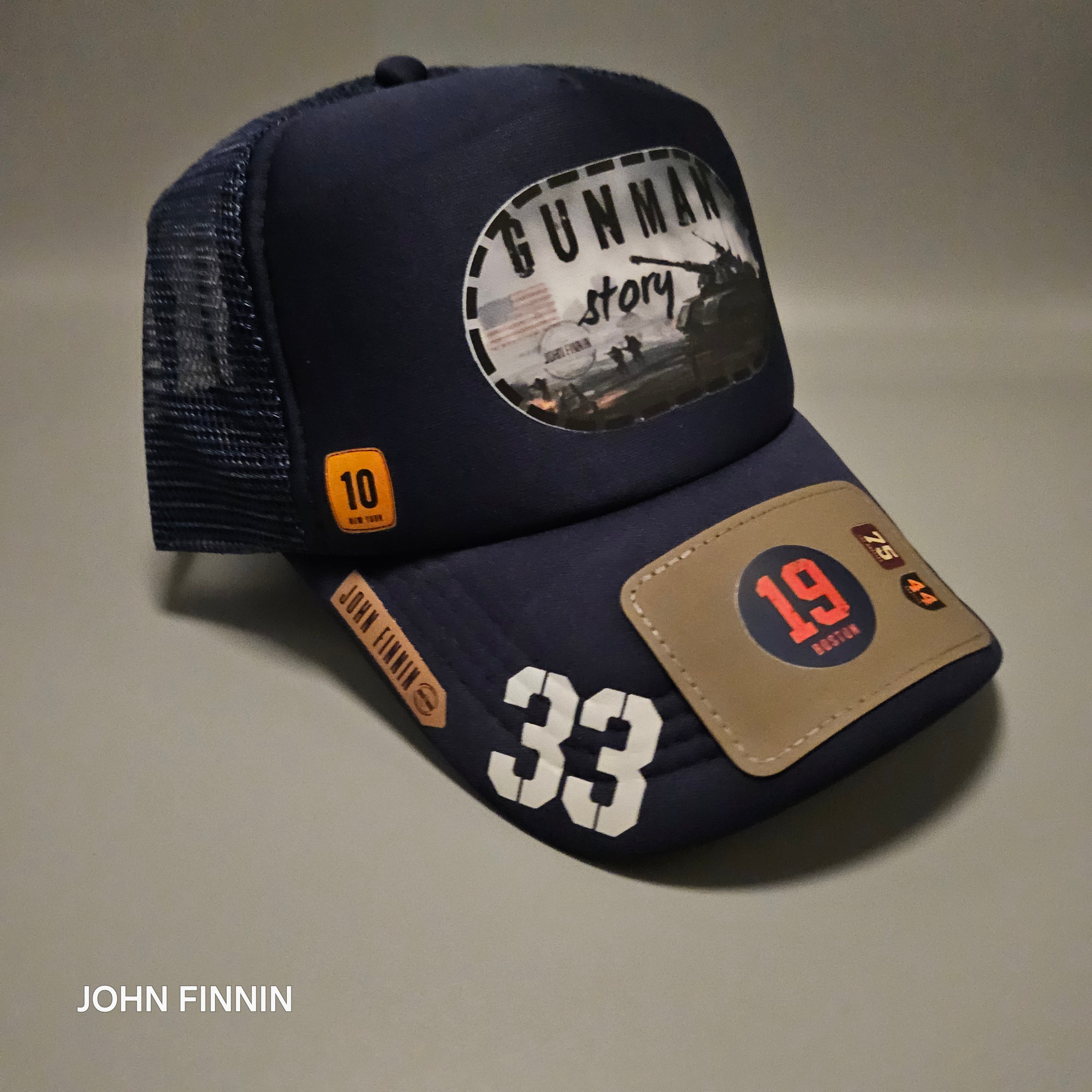 John finnin trucker hat reinforced Hard Brim