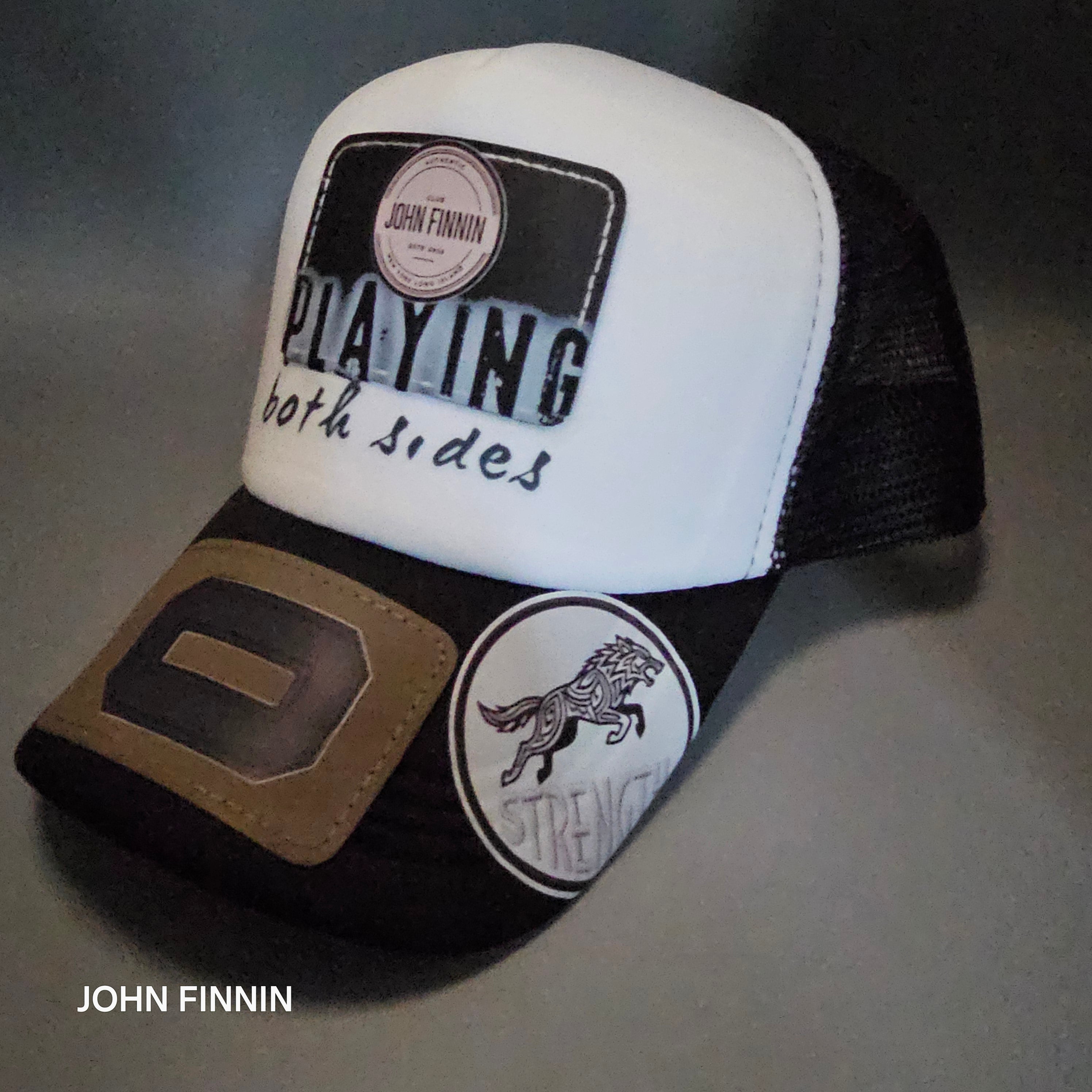 John finnin trucker hat reinforced Hard Brim