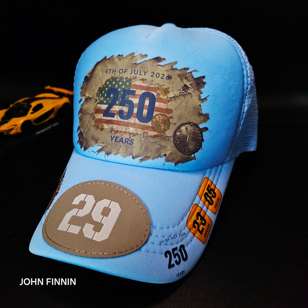 American 250th Anniversary' John finnin trucker