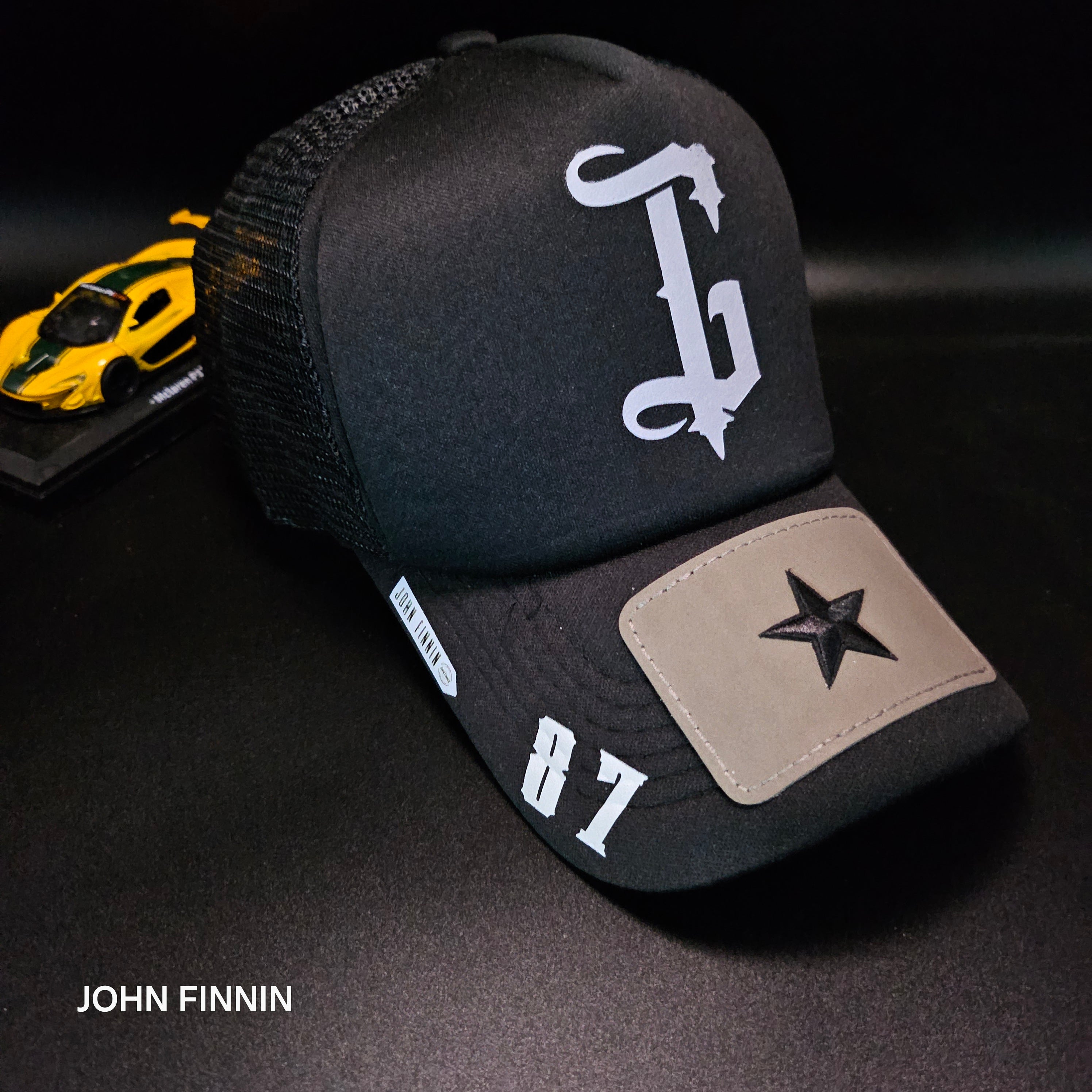 John finnin trucker hat reinforced Hard Brim