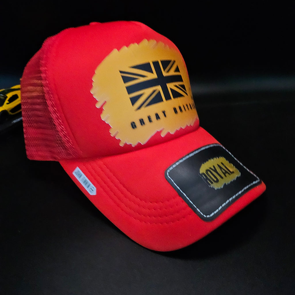 GB Royal' John finnin trucker hat reinforced Hard Brim