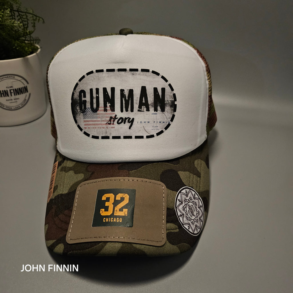 Trucker hat by John finnin high crown