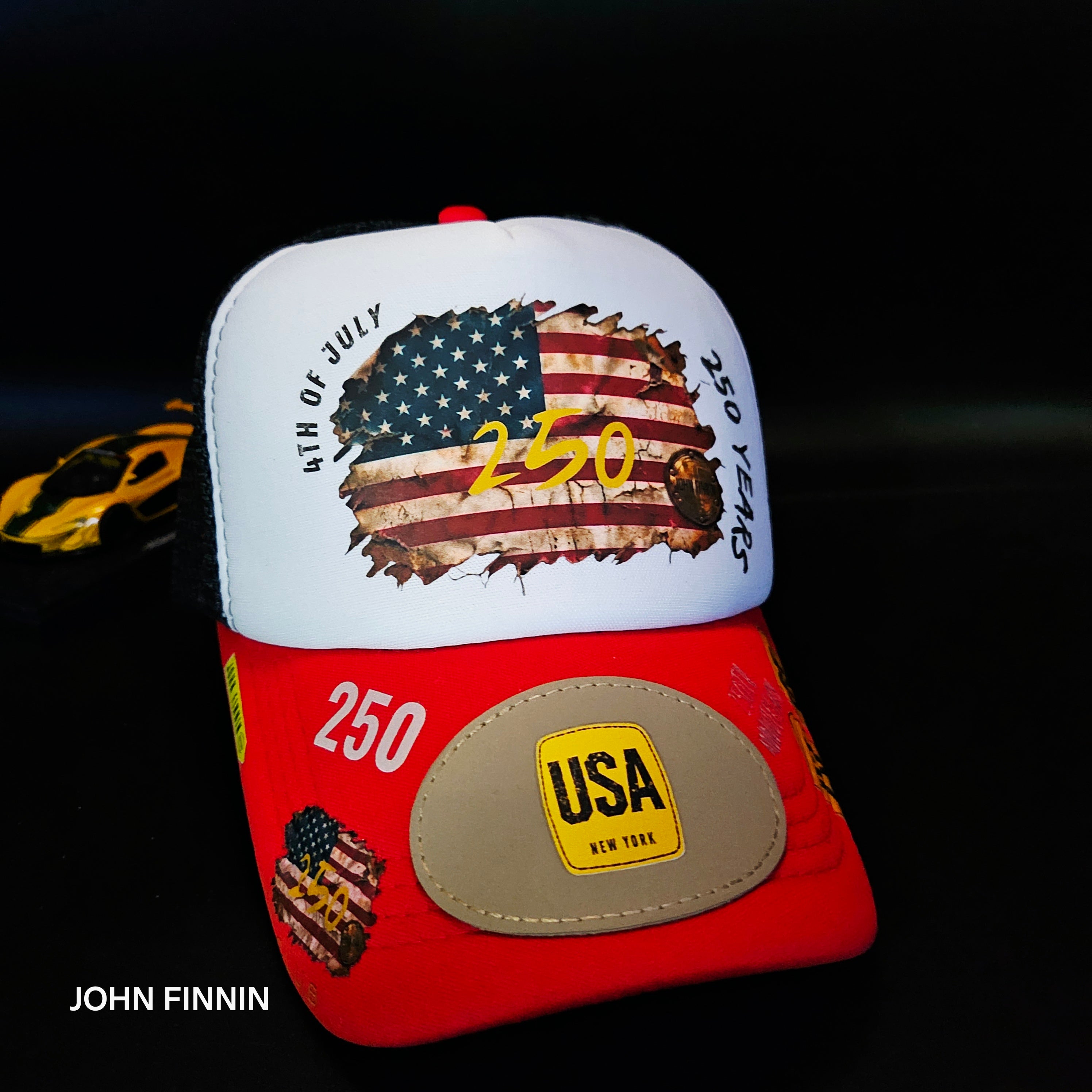 American 250th Anniversary' John finnin trucker