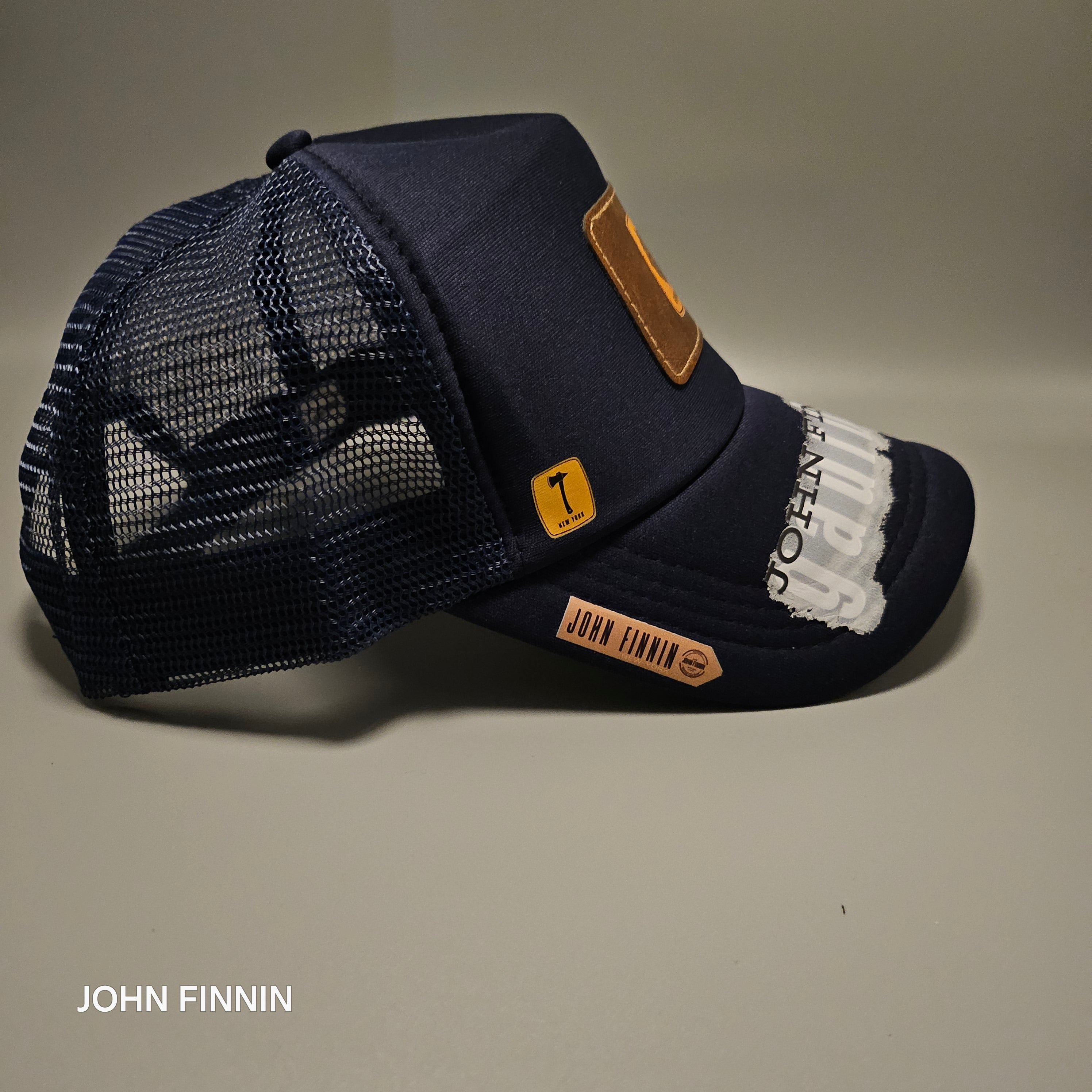 John finnin trucker hat reinforced Hard Brim