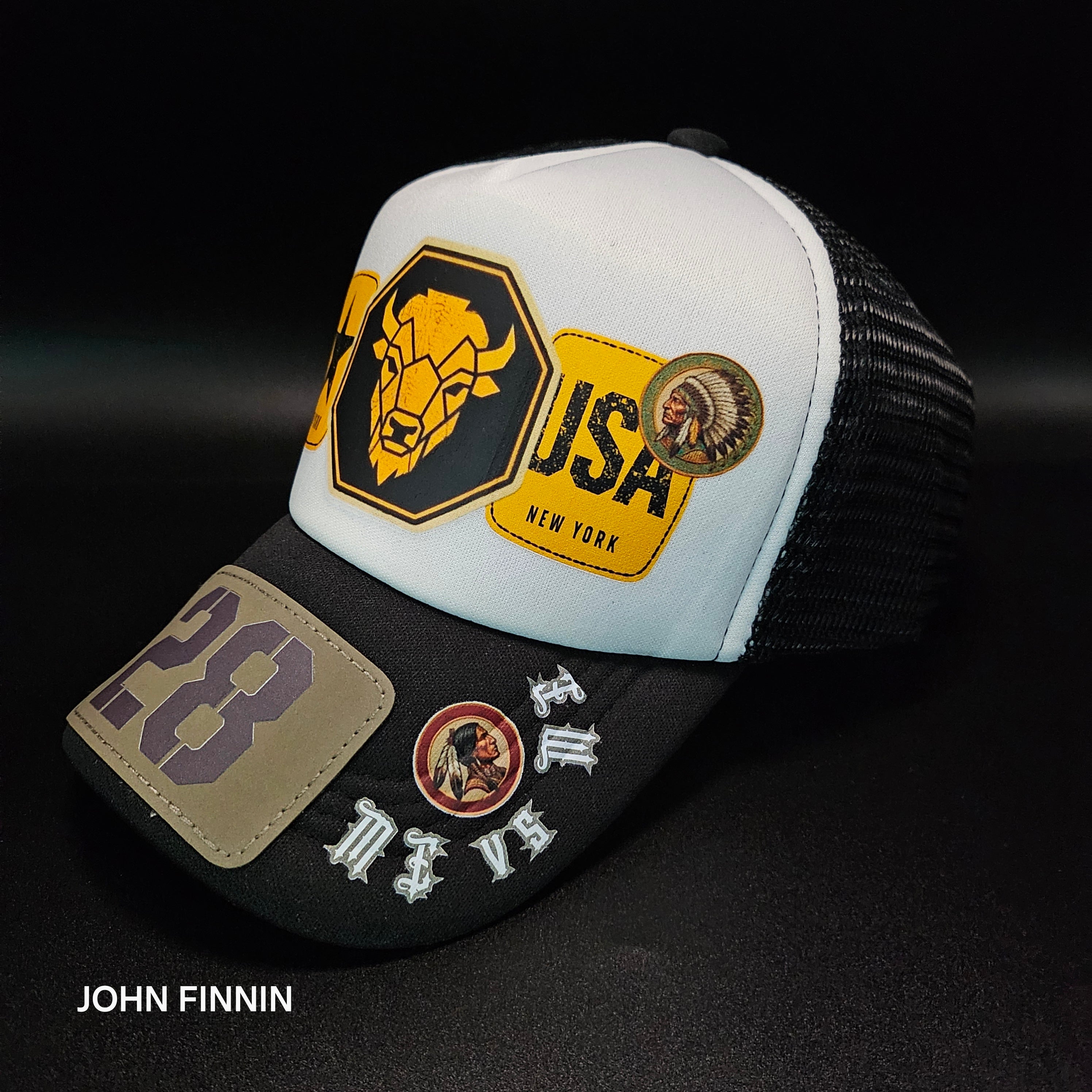John finnin trucker hat reinforced Hard Brim