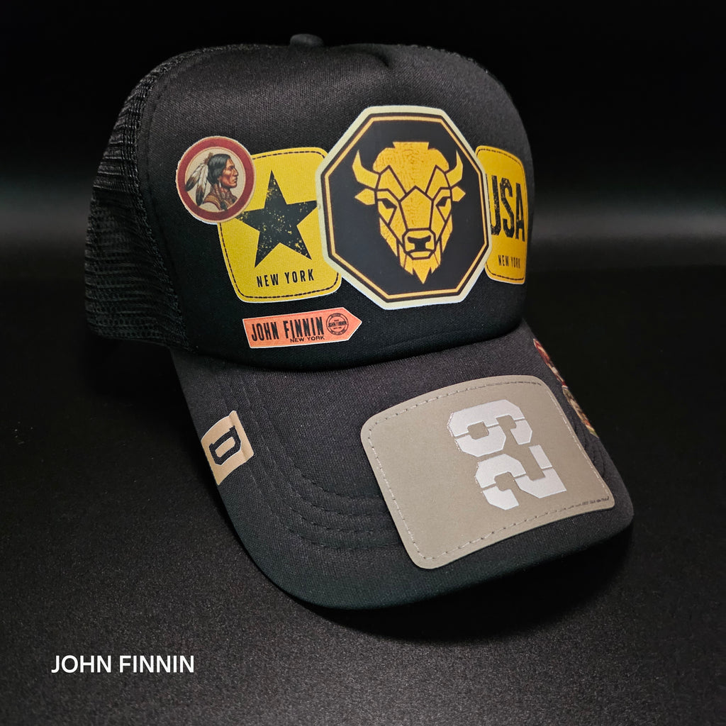 John finnin trucker hat reinforced Hard Brim
