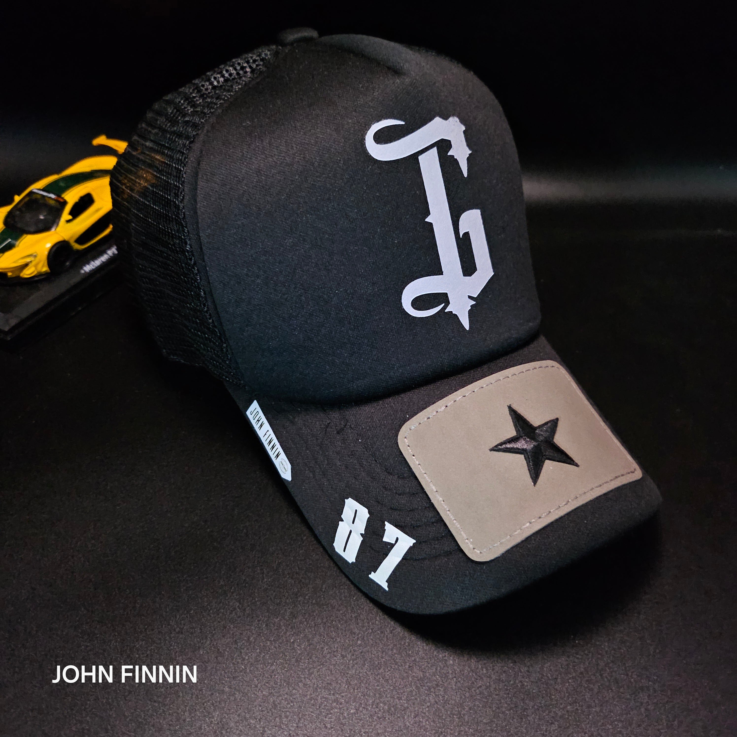 John finnin trucker hat reinforced Hard Brim