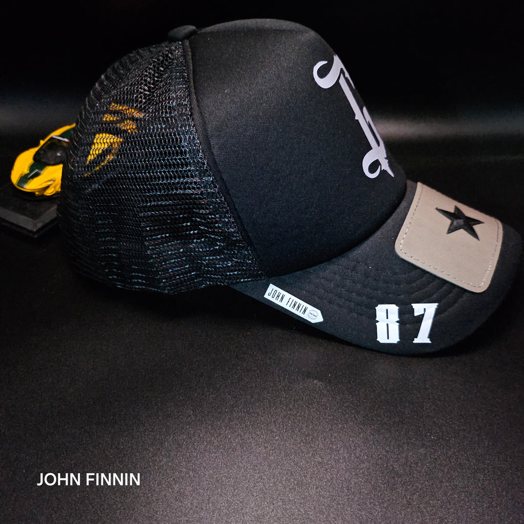 John finnin trucker hat reinforced Hard Brim