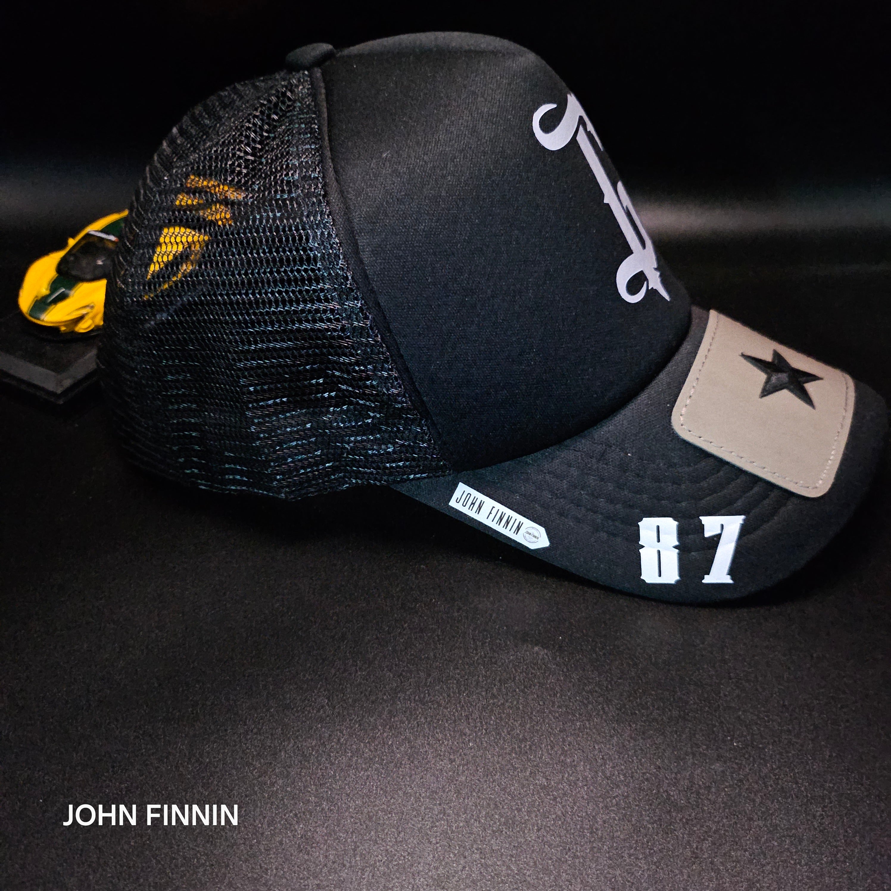 John finnin trucker hat reinforced Hard Brim