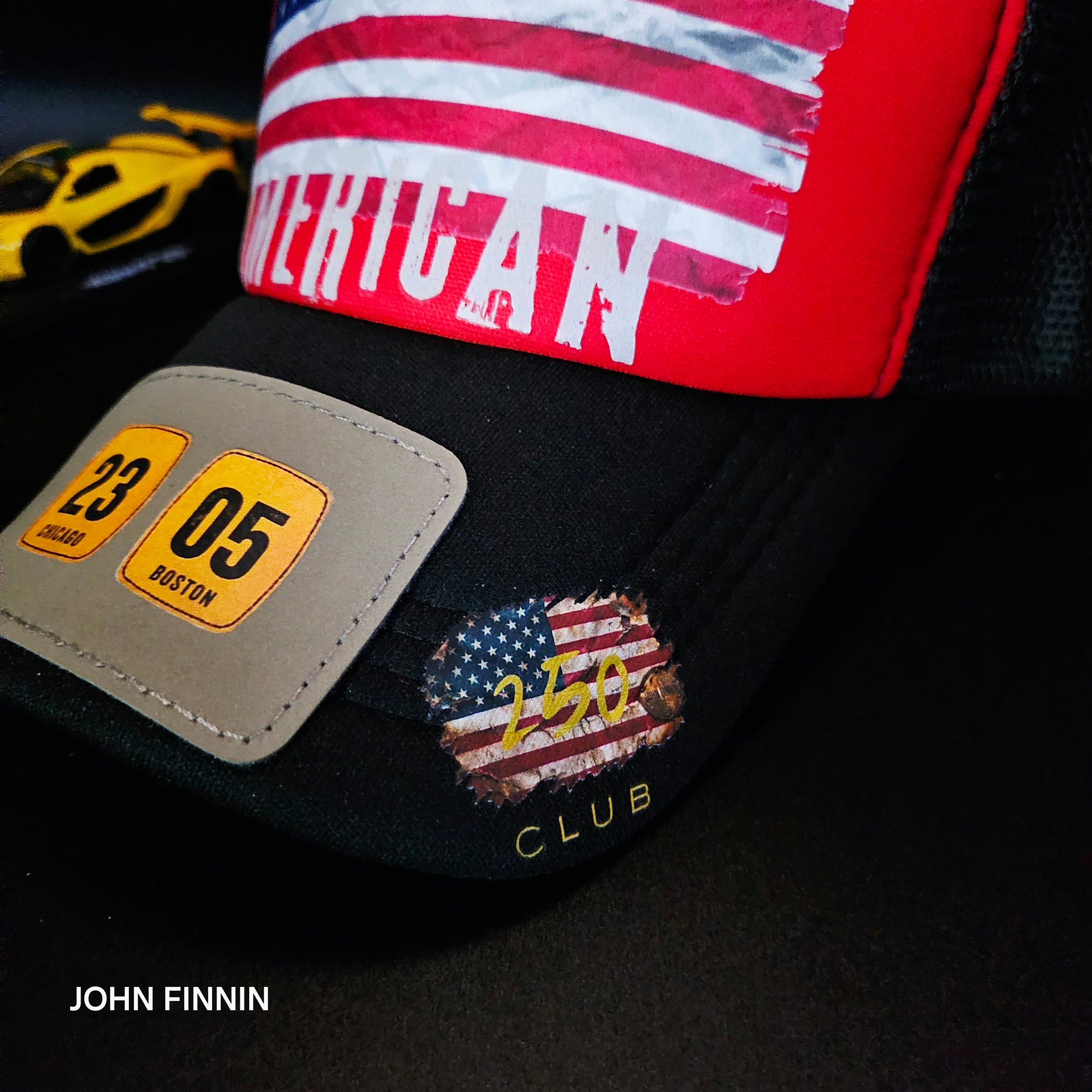 American 250th Anniversary' John finnin trucker