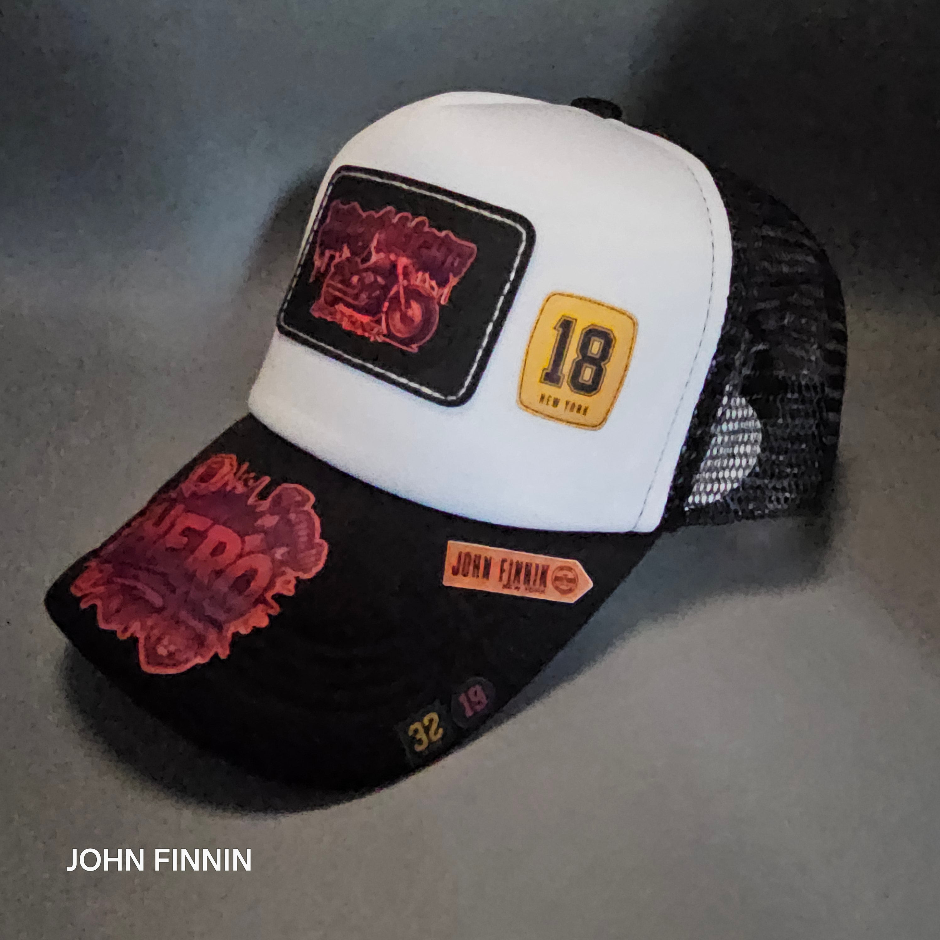 John finnin trucker hat reinforced Hard Brim