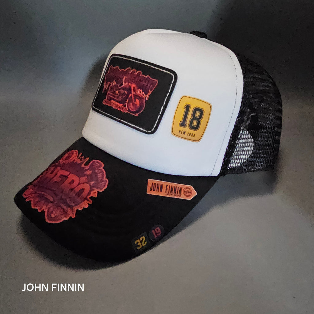 John finnin trucker hat reinforced Hard Brim