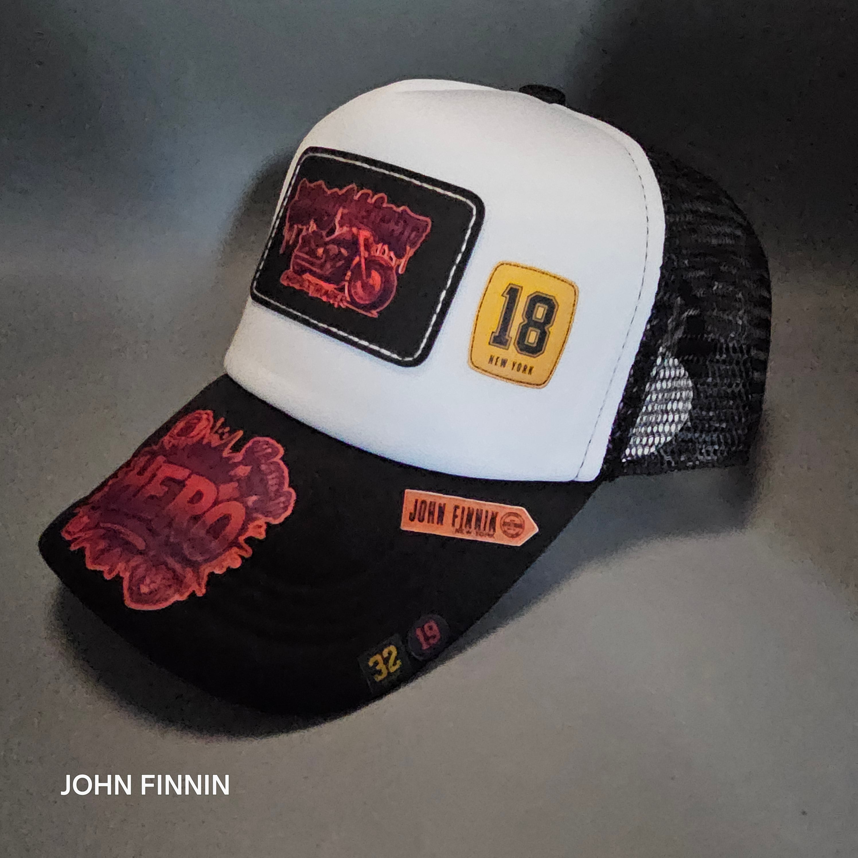 John finnin trucker hat reinforced Hard Brim