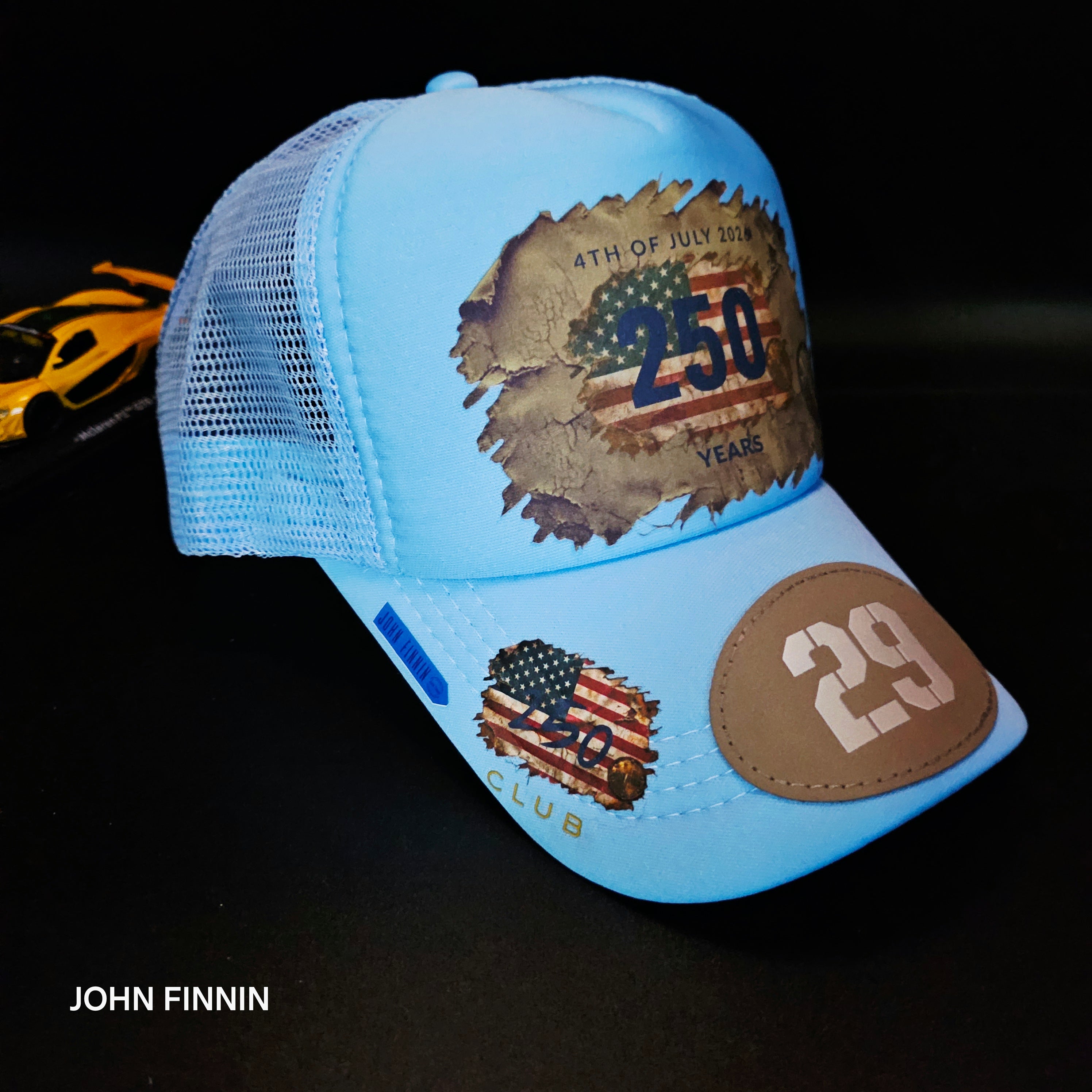 American 250th Anniversary' John finnin trucker