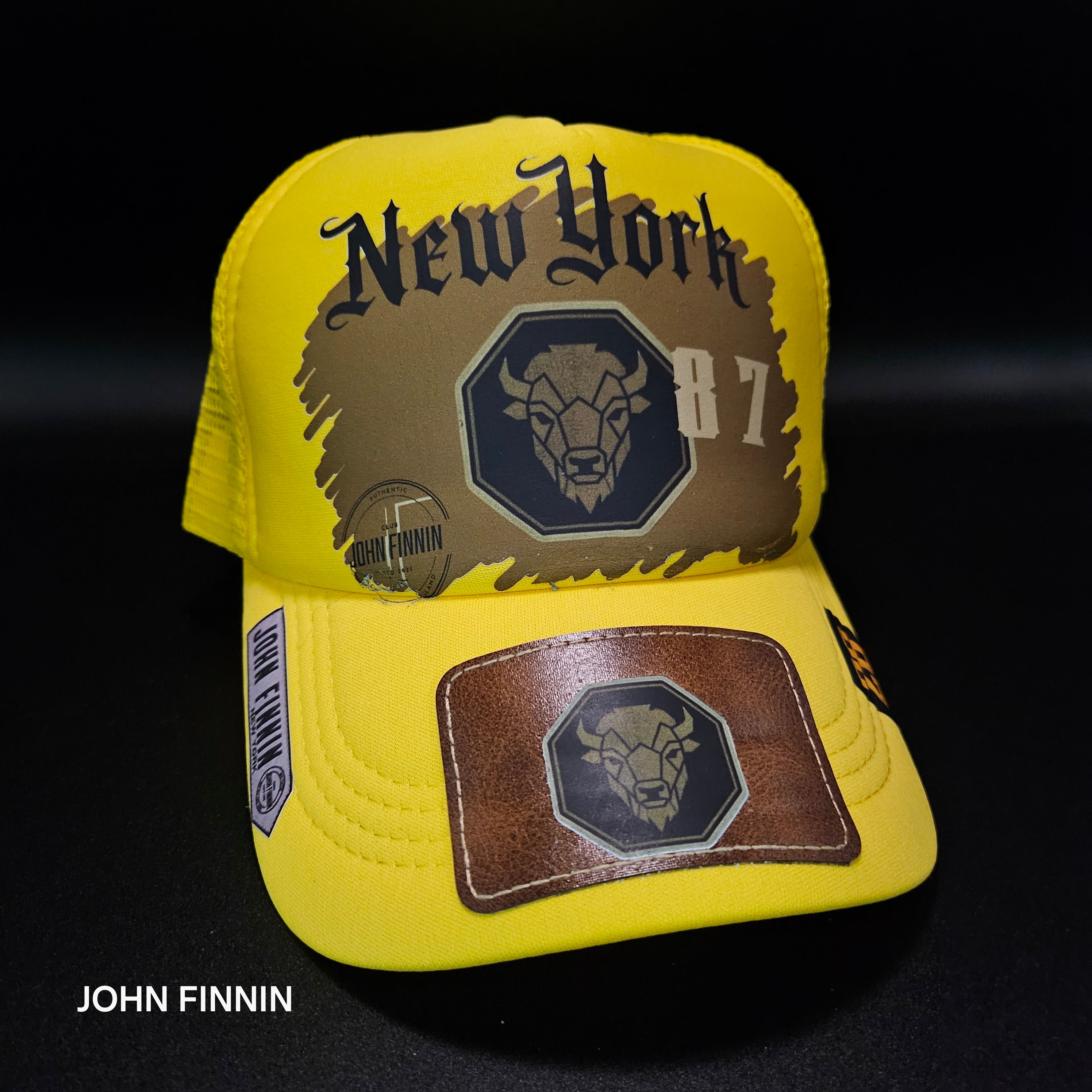 John finnin trucker hat reinforced Hard Brim