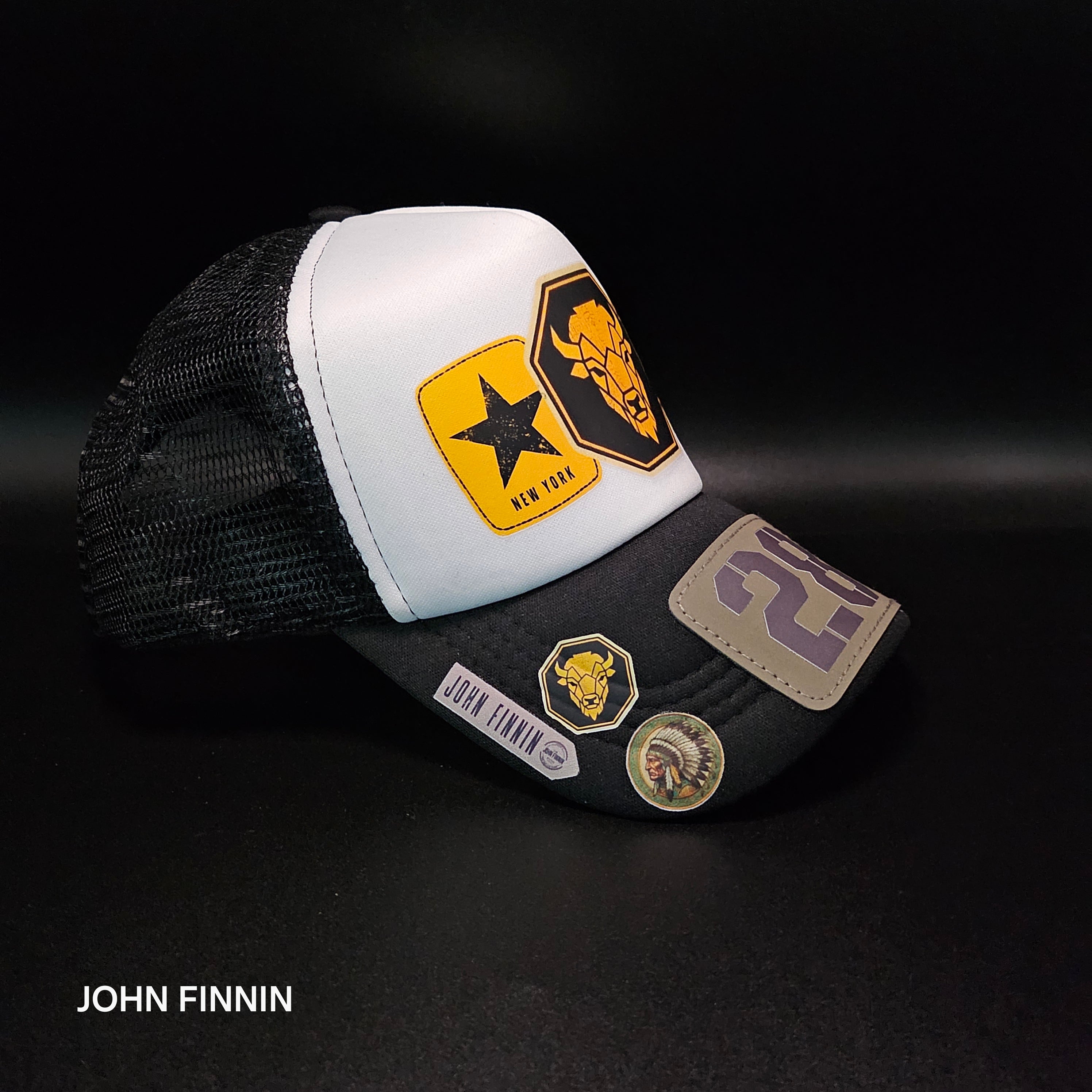 John finnin trucker hat reinforced Hard Brim