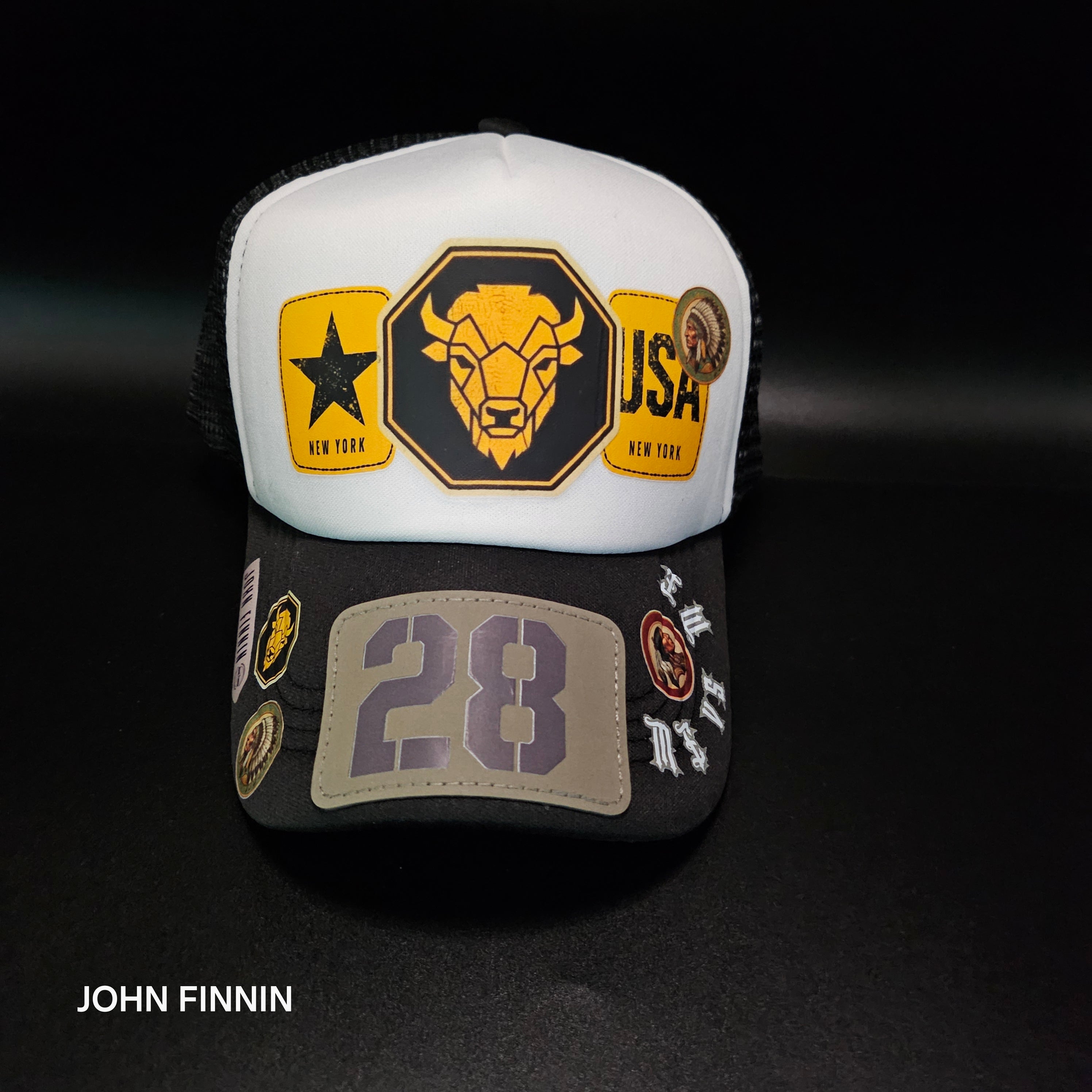 John finnin trucker hat reinforced Hard Brim