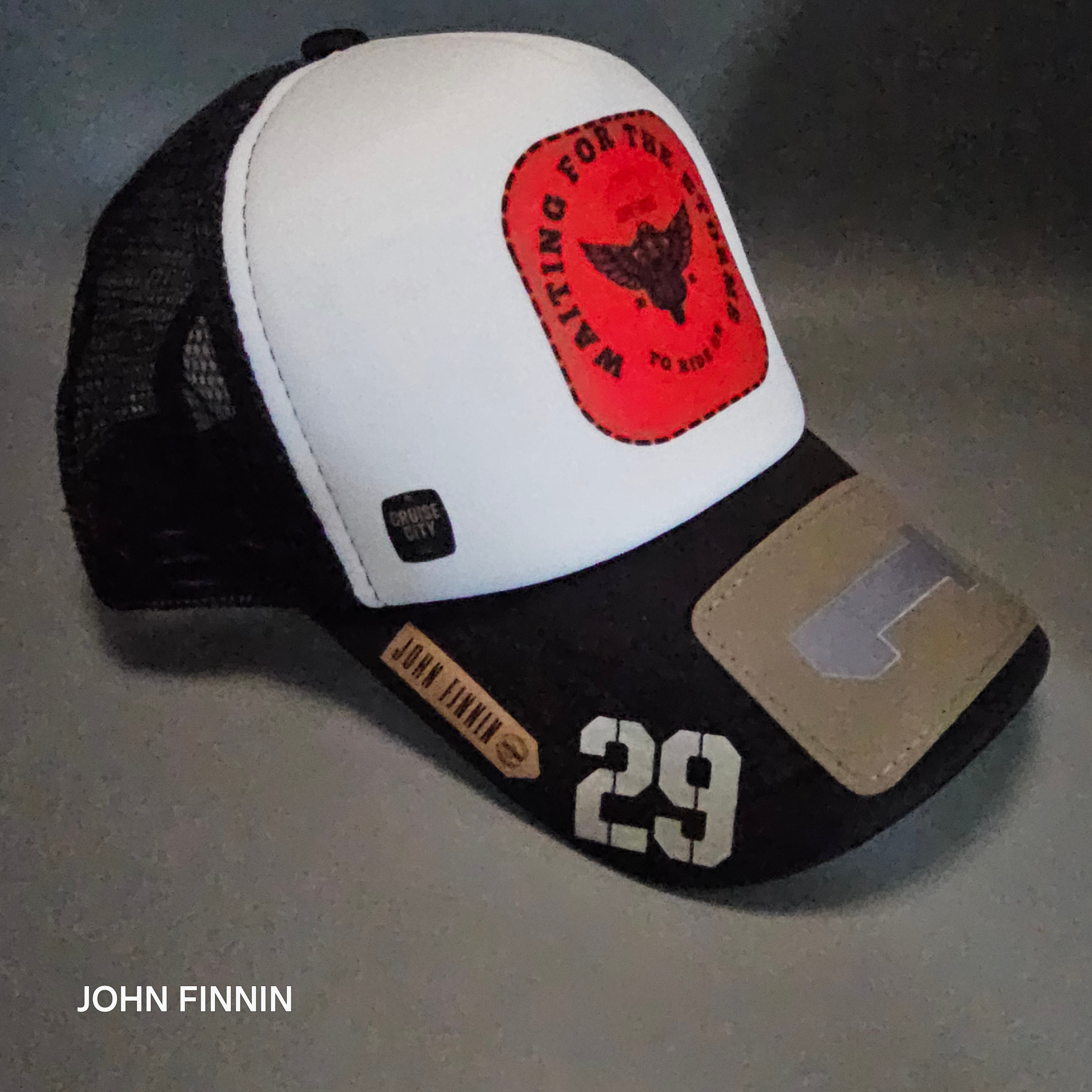 John finnin trucker hat reinforced Hard Brim