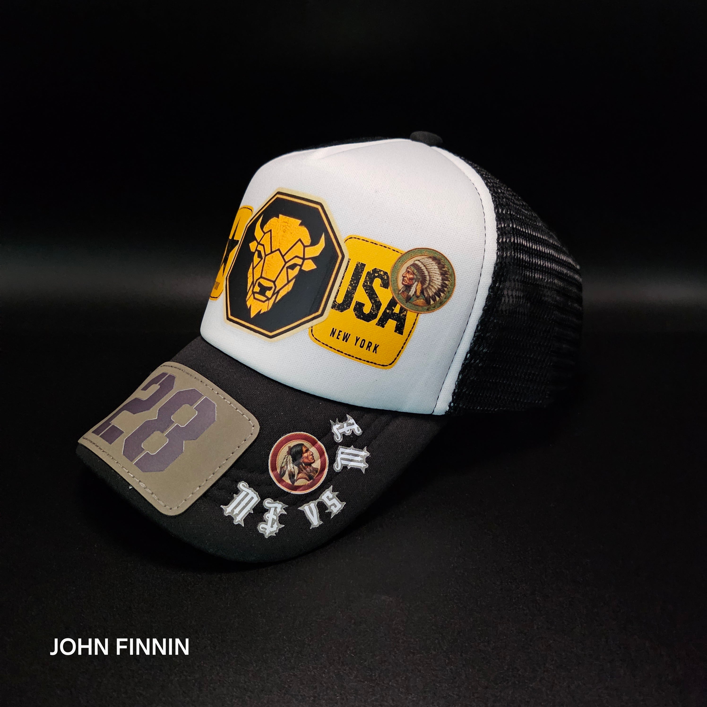 John finnin trucker hat reinforced Hard Brim