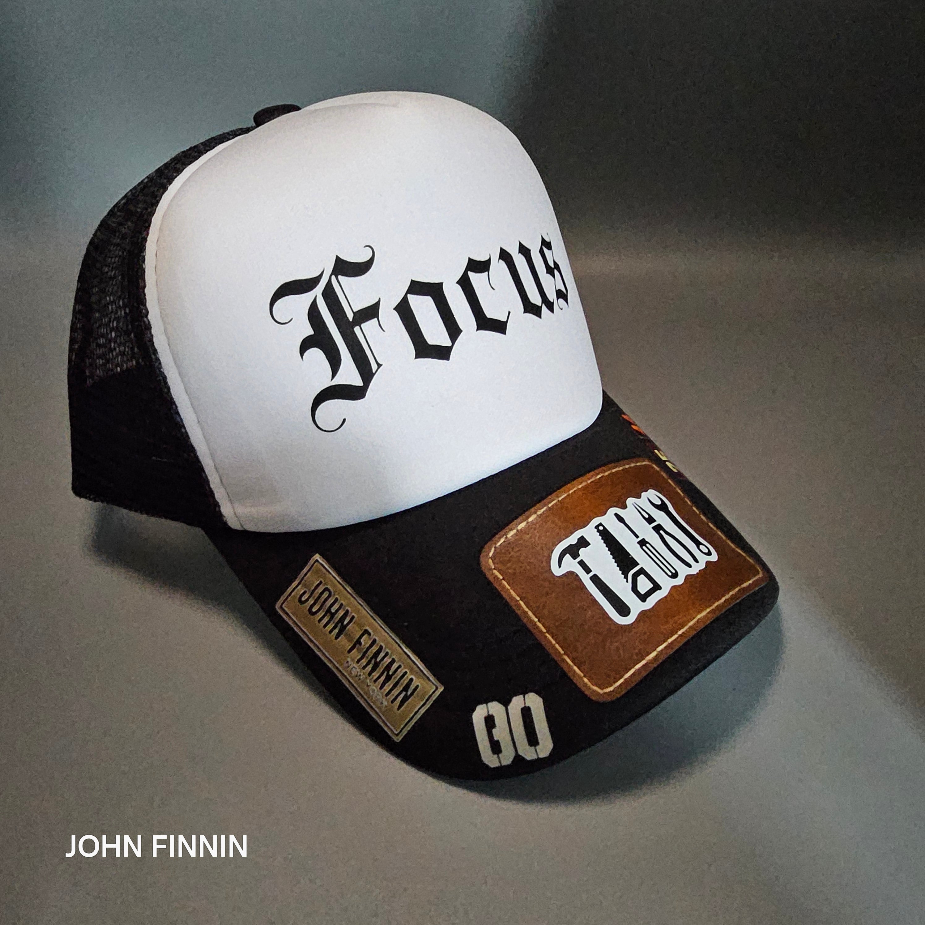 John finnin trucker hat reinforced Hard Brim