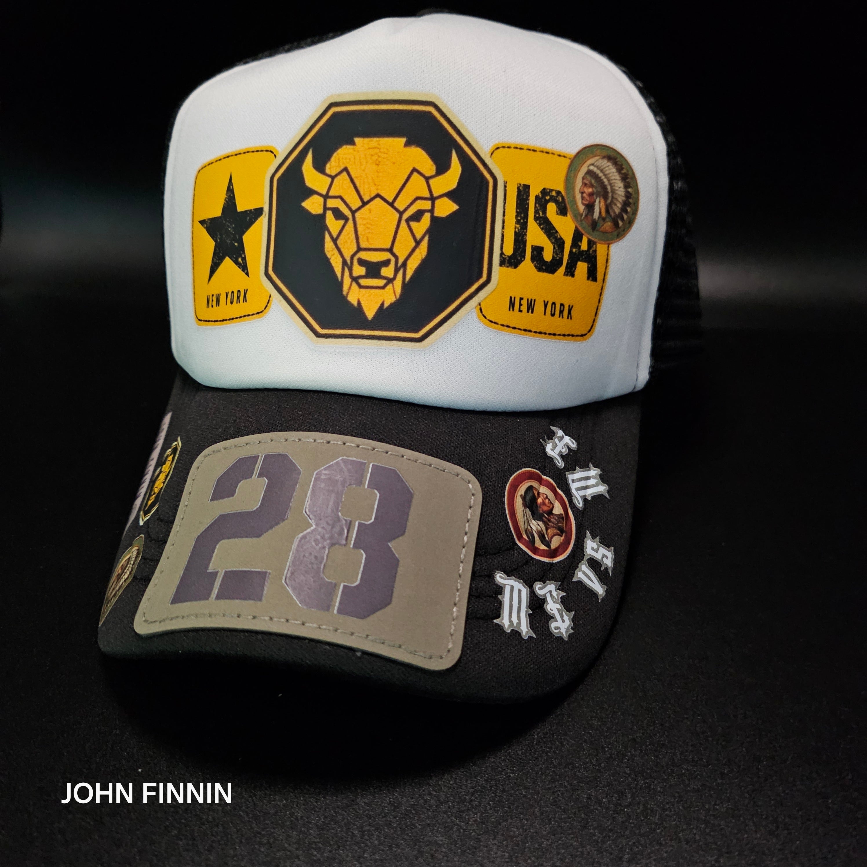 John finnin trucker hat reinforced Hard Brim