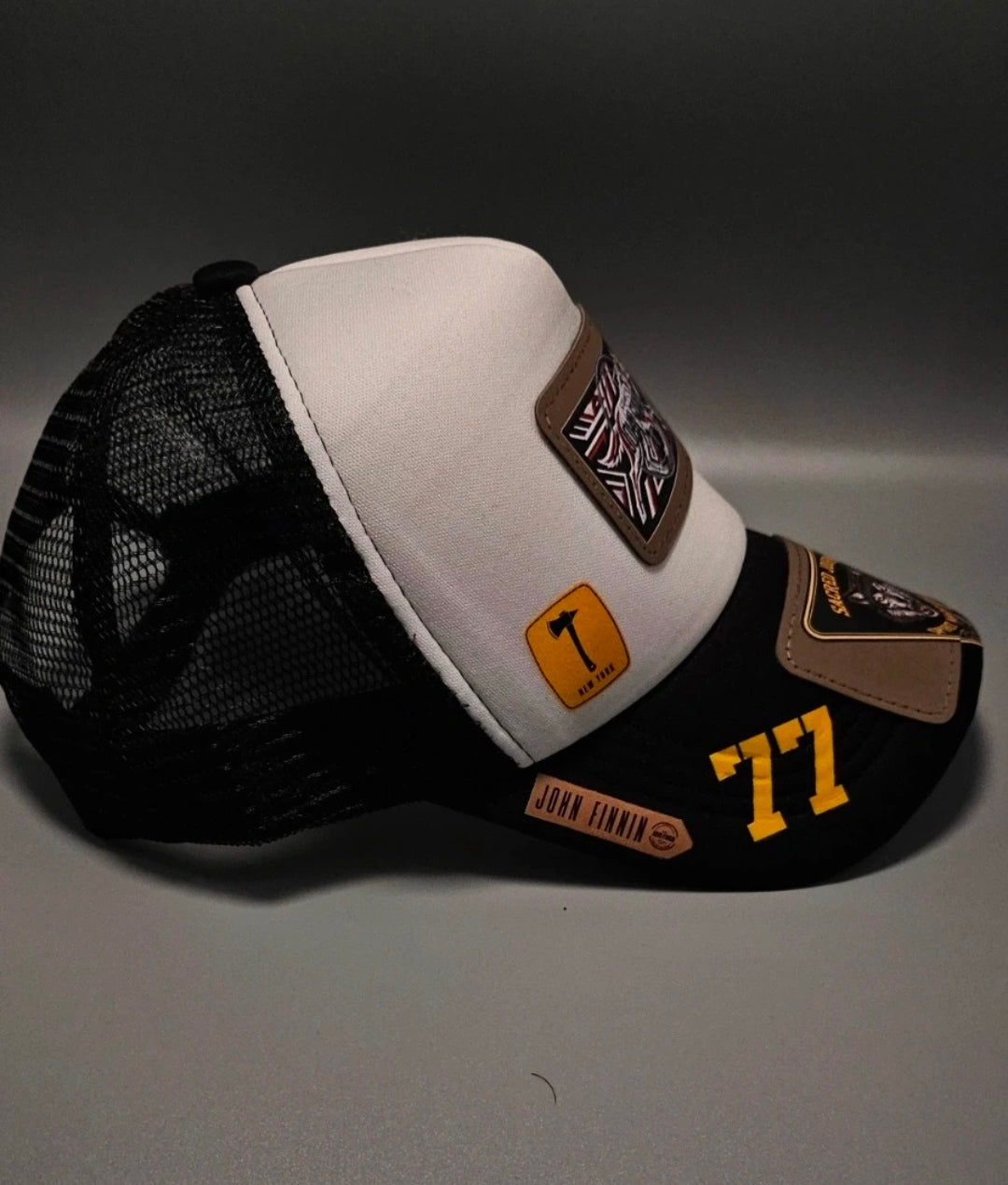 John finnin trucker hat reinforced Hard Brim