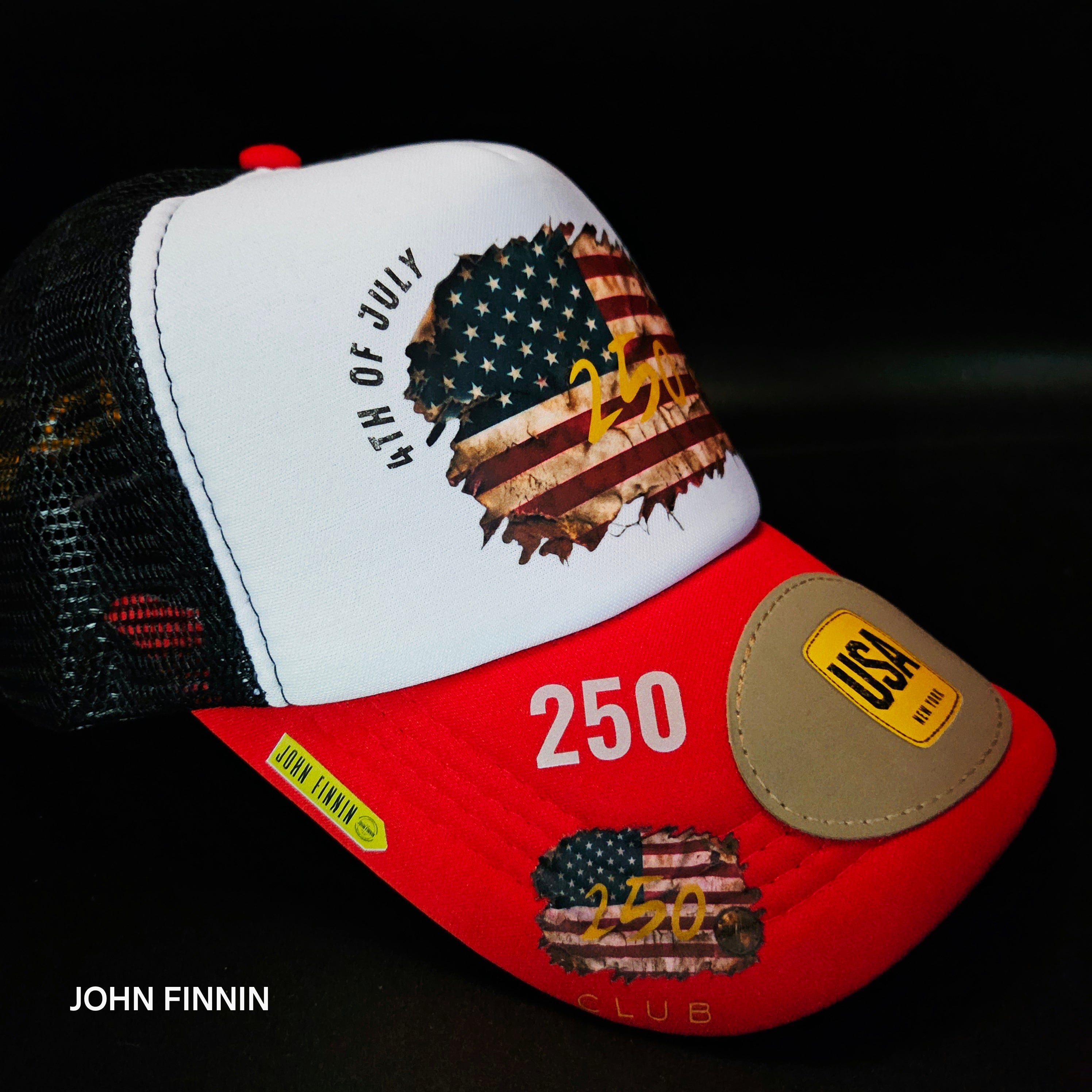 American 250th Anniversary' John finnin trucker