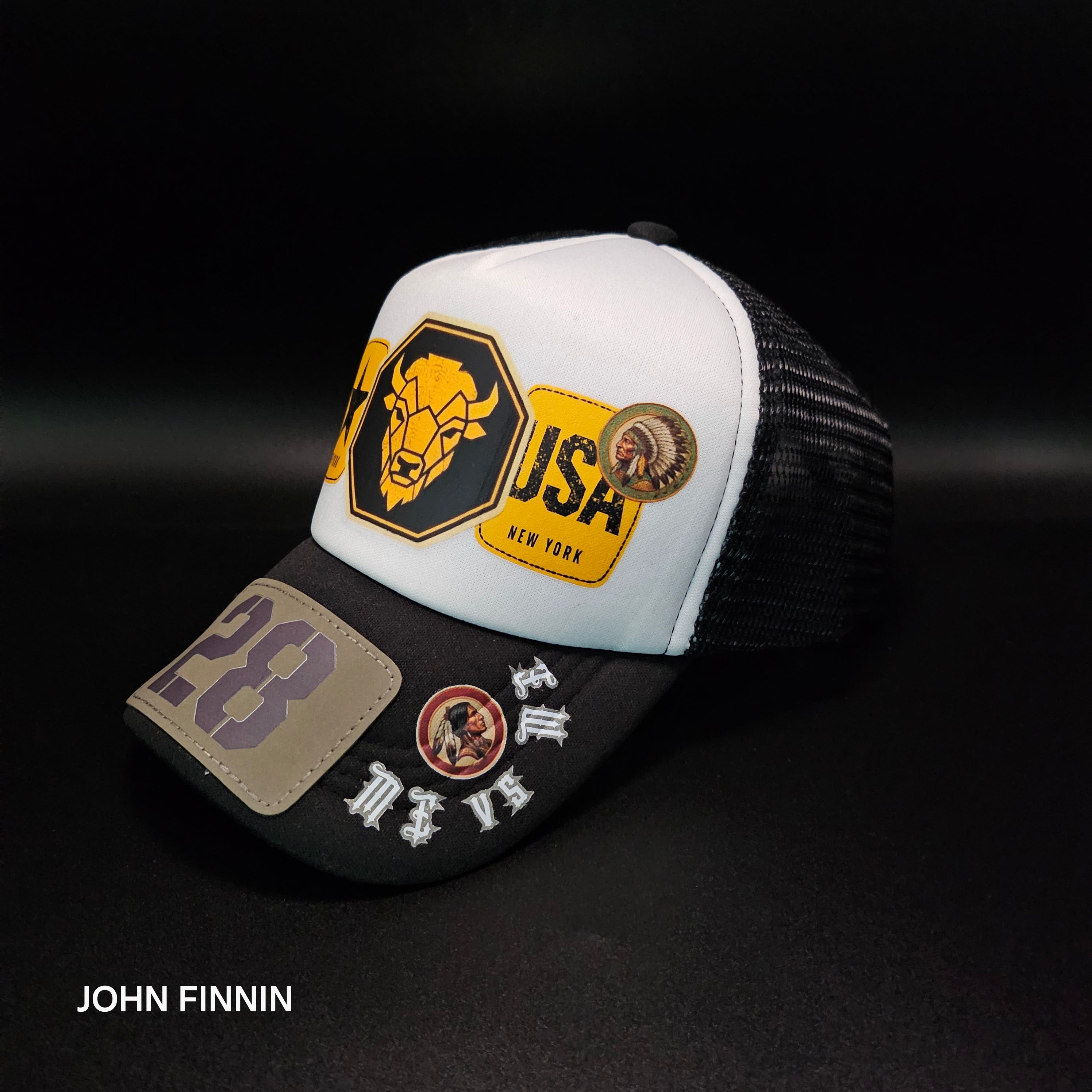 John finnin trucker hat reinforced Hard Brim