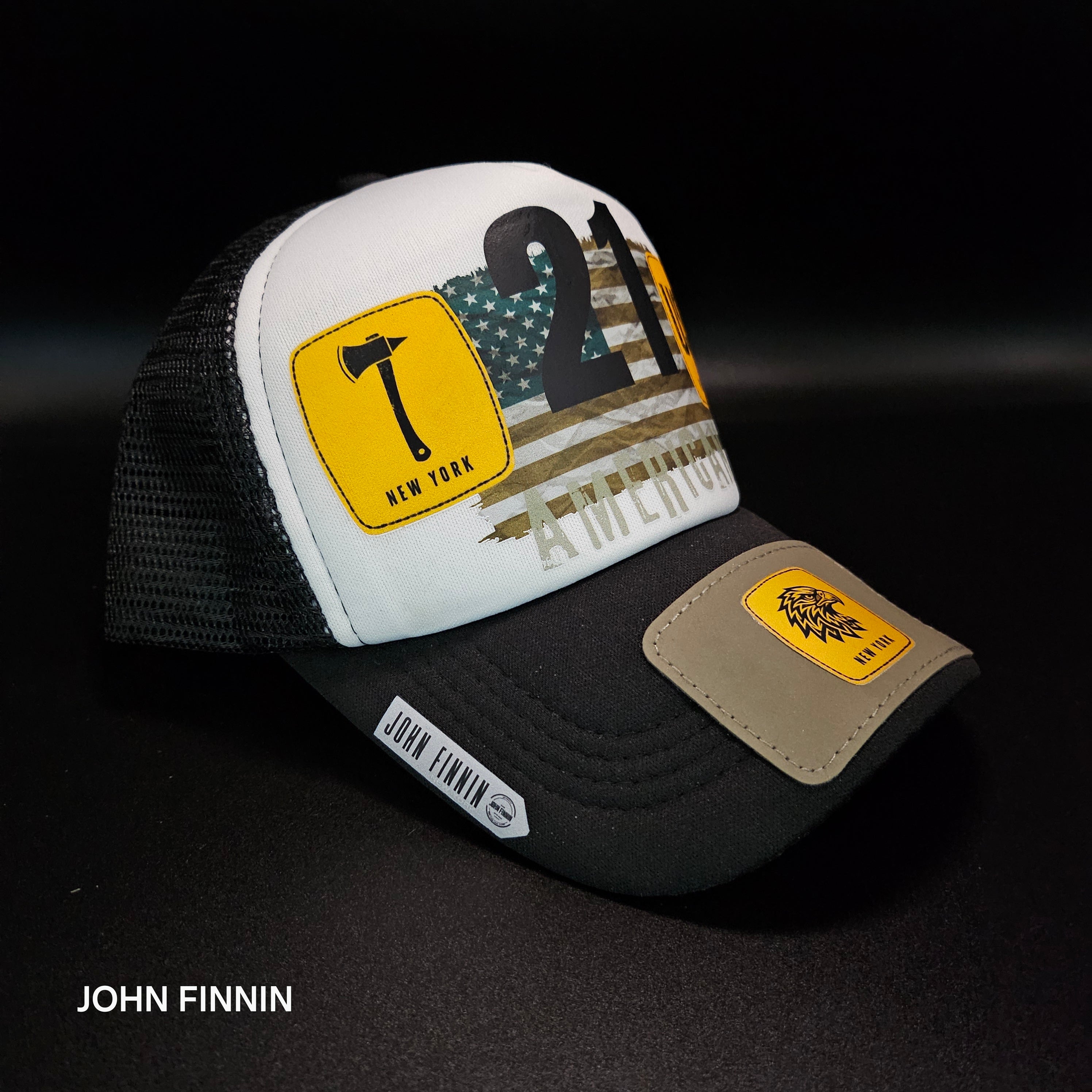 John finnin trucker hat reinforced Hard Brim